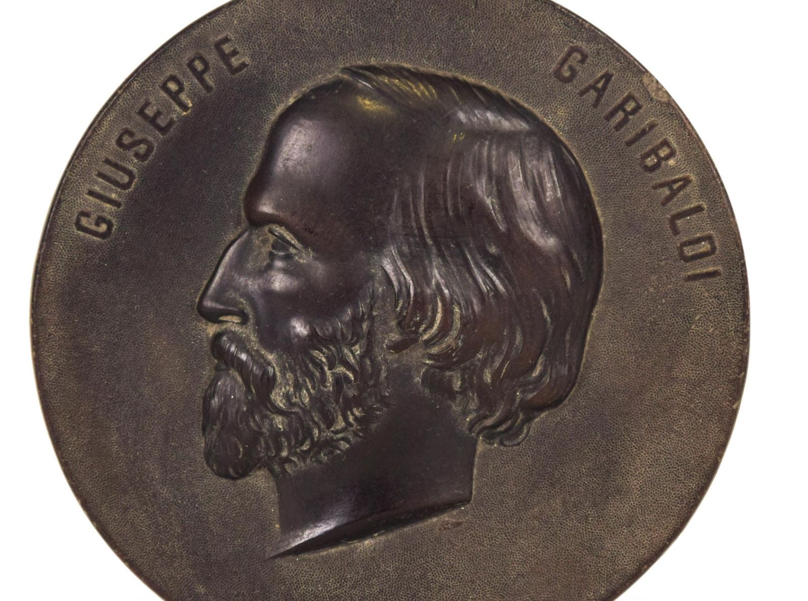 Garibaldi's Profile, By Italian Manufacture, 19th Century photo Home Decor