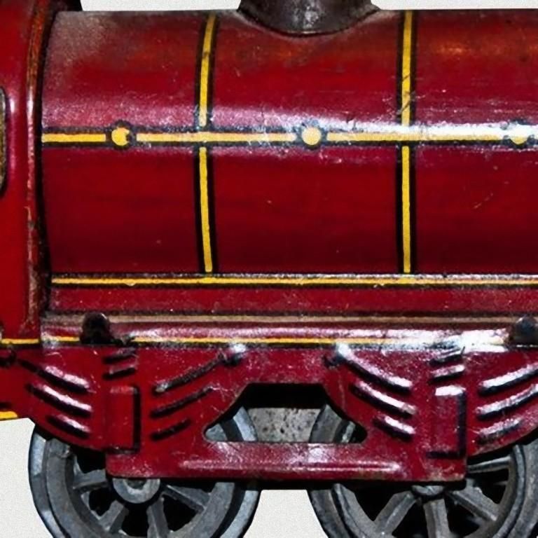 Vintage Toy, Wind Up Locomotive Wells Brimtoy 7040, By Wells Brimtoy, 1930s photo for sale