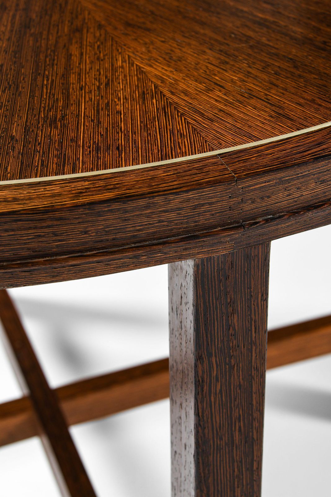 photo for sale Console Tables In Wengé And Aluminium By Torsten Thorup & Claus Bonderup, 1950's