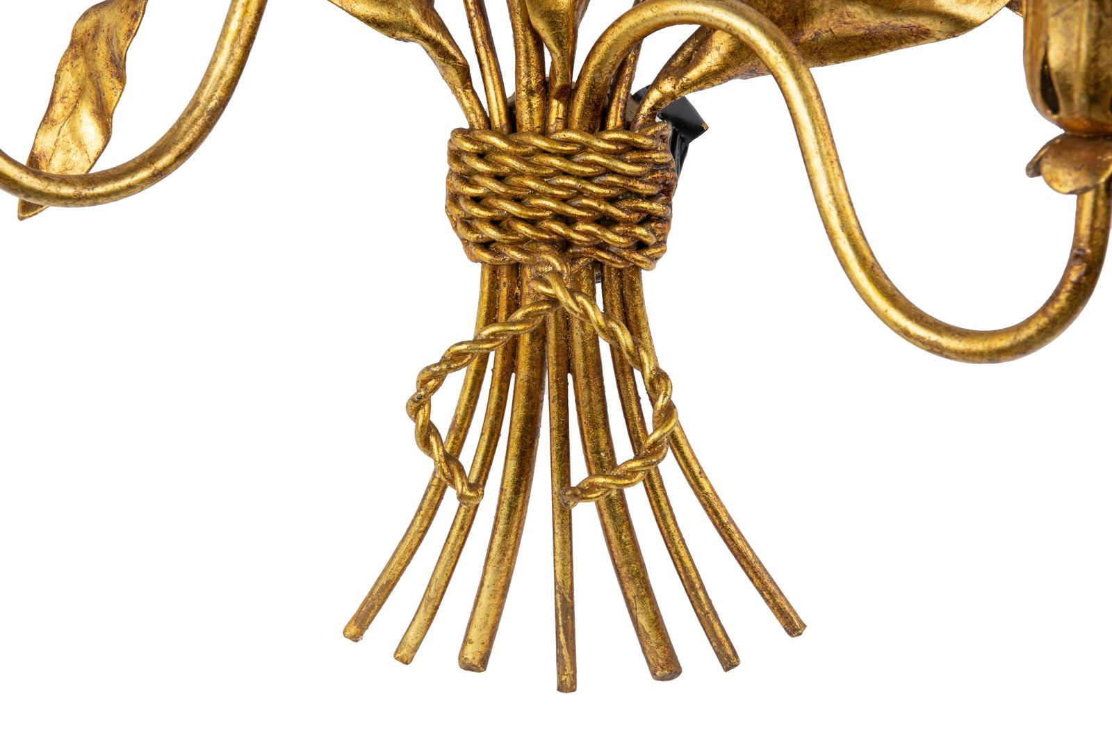 Gilded Brass Bracket Lamp In The Style Of Hans Kogl   Late 20th Century photo furniture