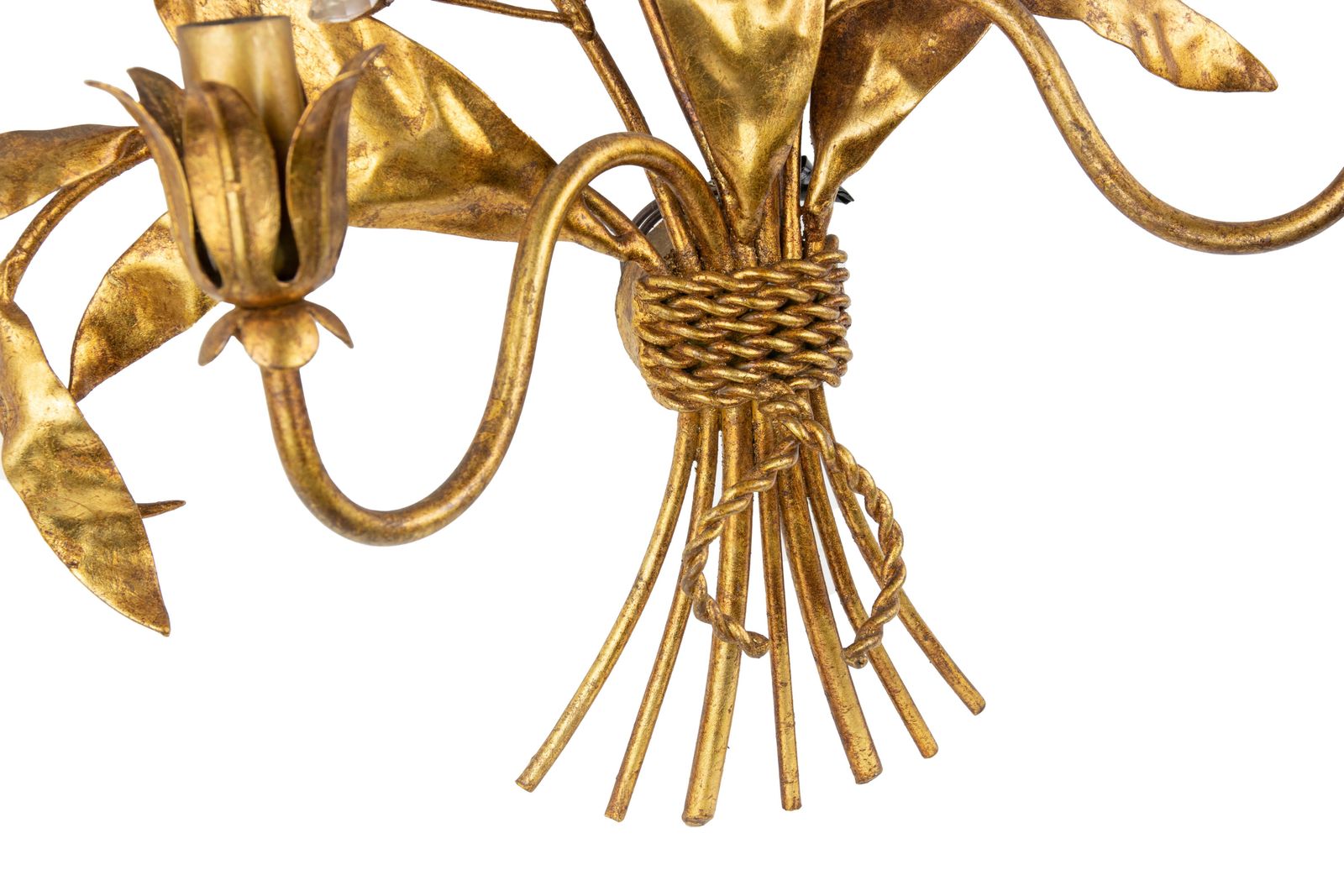 Gilded Brass Bracket Lamp In The Style Of Hans Kohl   Late 20th Century photo furniture