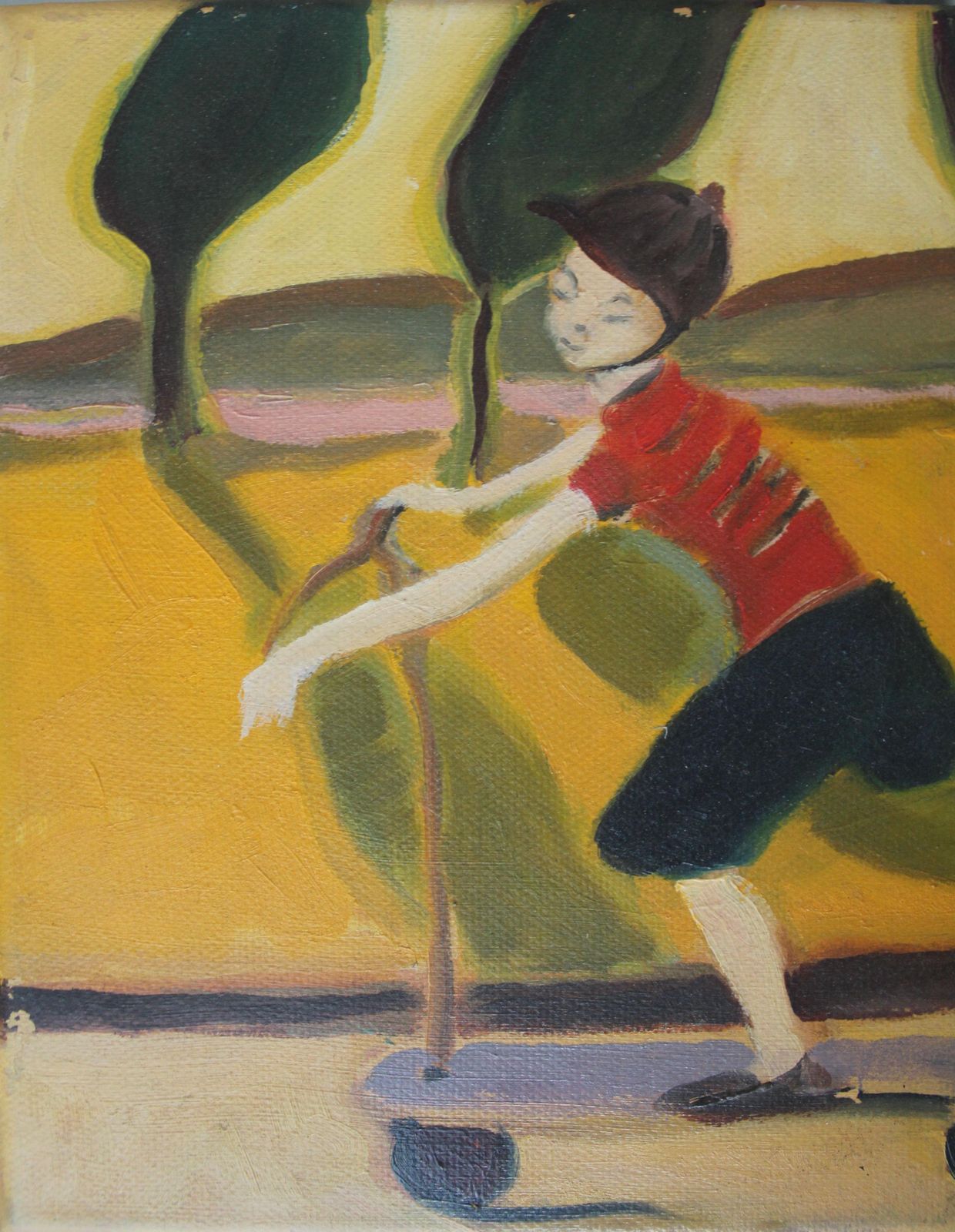 Monika Rossascooter   Xxi Century, Contemporary Oil Painting, Bright Vibrant Colors2011 photo 213.0