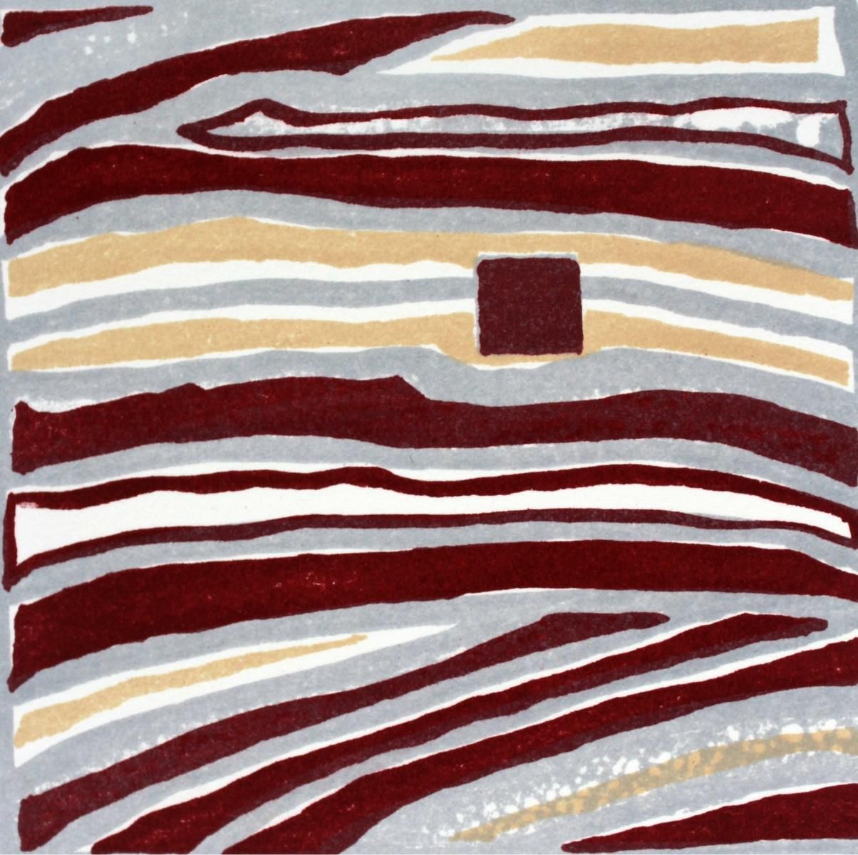 Sabine Pinkepankcomposition VII   Xxi Century, Mixed Media Abstract Print, Colourful2003
