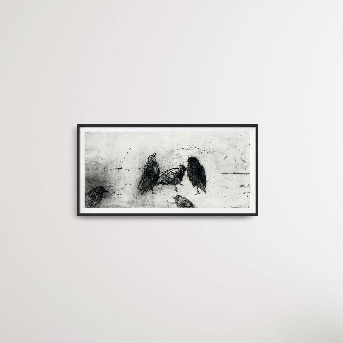 Anna Mikkebirds   Xxi Century, Figurative Print, Black And White, Animals2009 photo buy