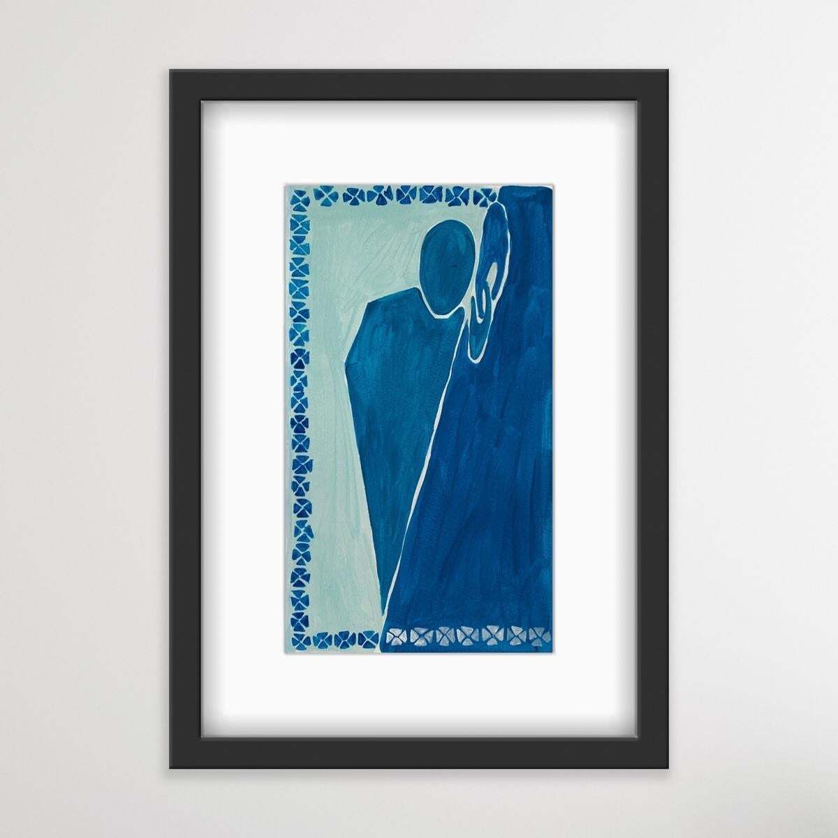 Waleria Matelskaa Mother. Figurative Painting On Paper, Young Art, Vibrant, European Art2021 photo 213.0