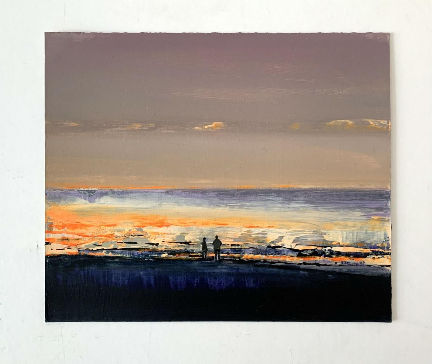 Barbara Hubertlandscape   Xxi Century, Contemporary Acrylic Figurative Painting2019 photo furniture
