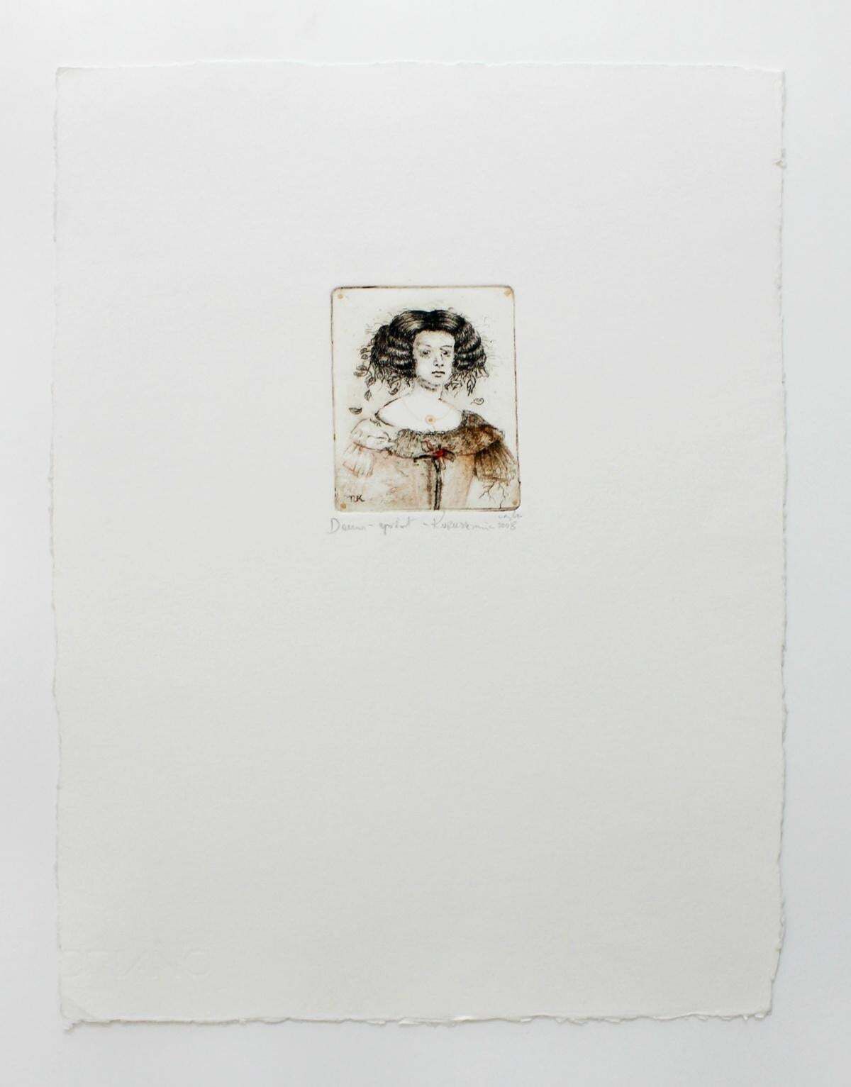 Maria Korusiewiczlady   Contemporary Art, Figurative Print, Old Masters Inspired2008 photo Art