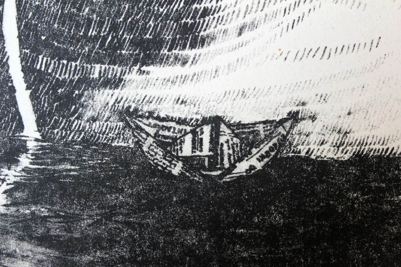 Agnieszka Mazekpaper World   XX Century, Print, Etching, Figurative, Black & White1999 photo furniture