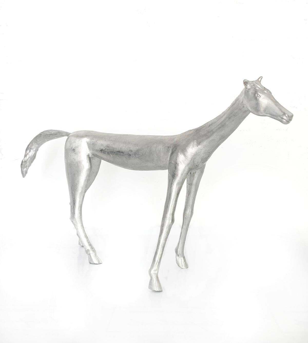 Antonio Giancaterinoa Horse. Contemporary Aluminium Sculpture, Animal, Italian Artistca. 2019
