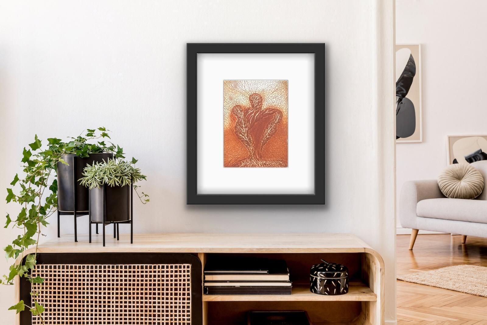 Irena Snarskasimilar To Birds   XX Century, Abstract Etching Print, Organic Shapes1990 photo for sale
