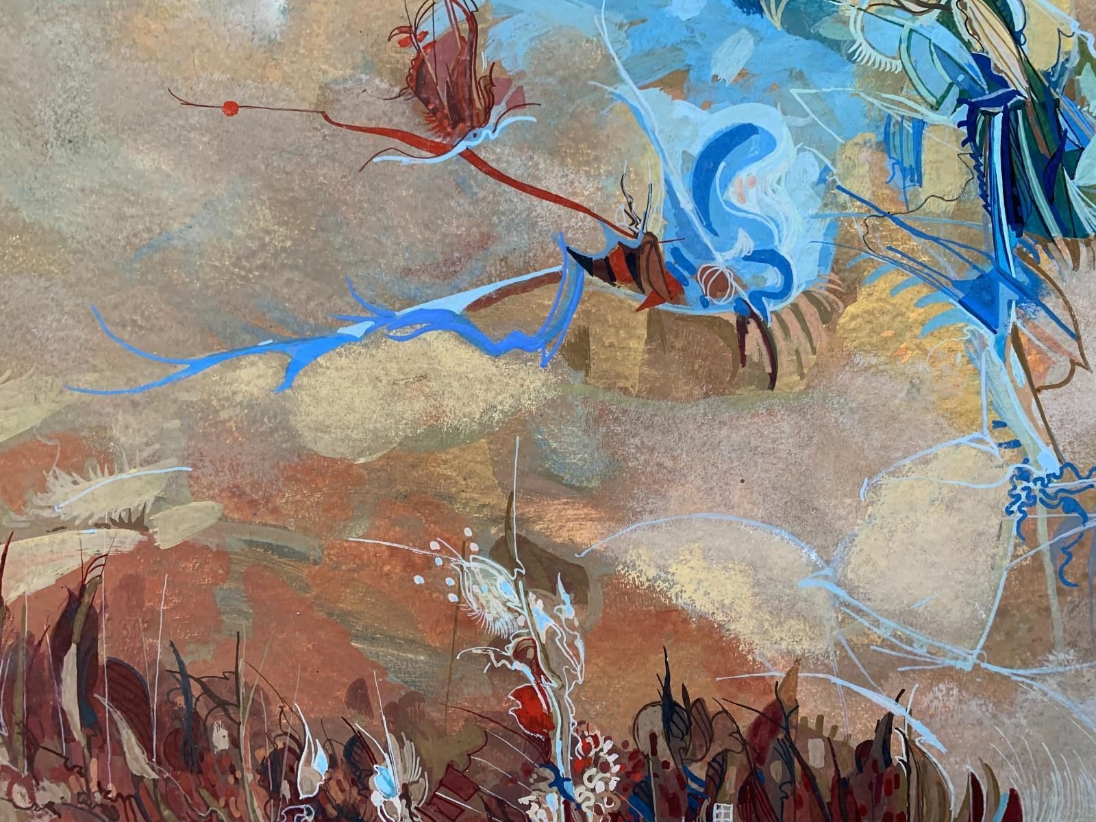 Jacek Sowickiview From Below   Contemporary Gouache Painting, Abstraction2008 photo Art