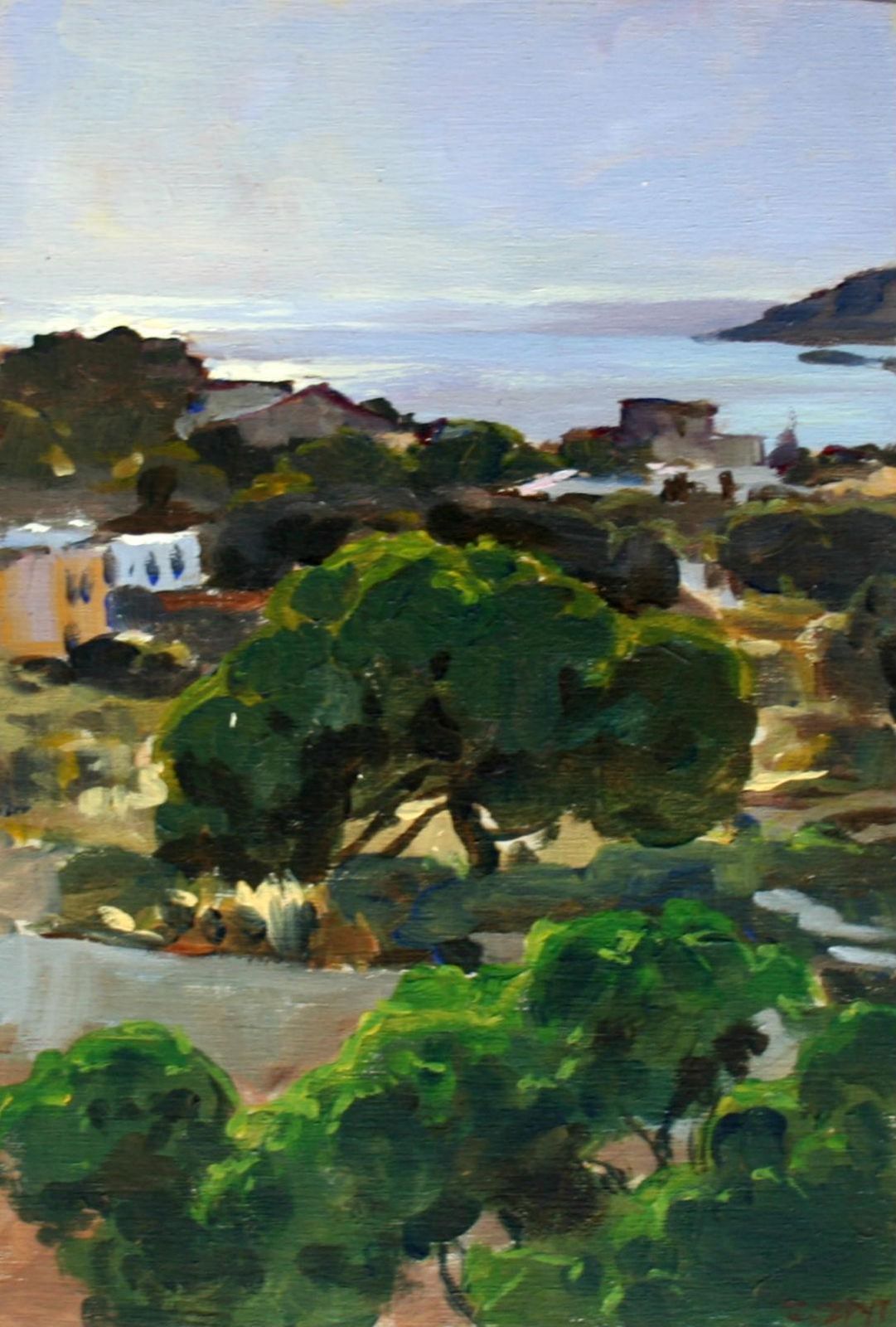 Janusz Szpytsyros Afternoon   Xxi Century, Contemporary Landscape Oil Painting, Realistic2001