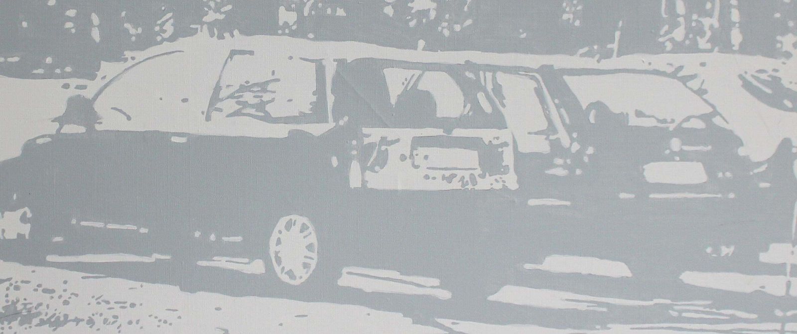 Joanna Woydawarsaw   Xxi Century, Contemporary Oil Painting, City View, Monochromatic2017 photo Art