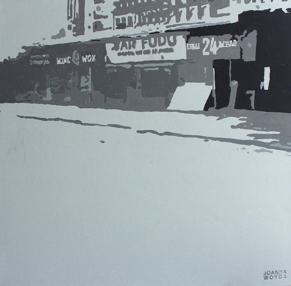 Joanna Woydawarsaw. Marszalkowska Street, Contemporary Acrylic Painting2017