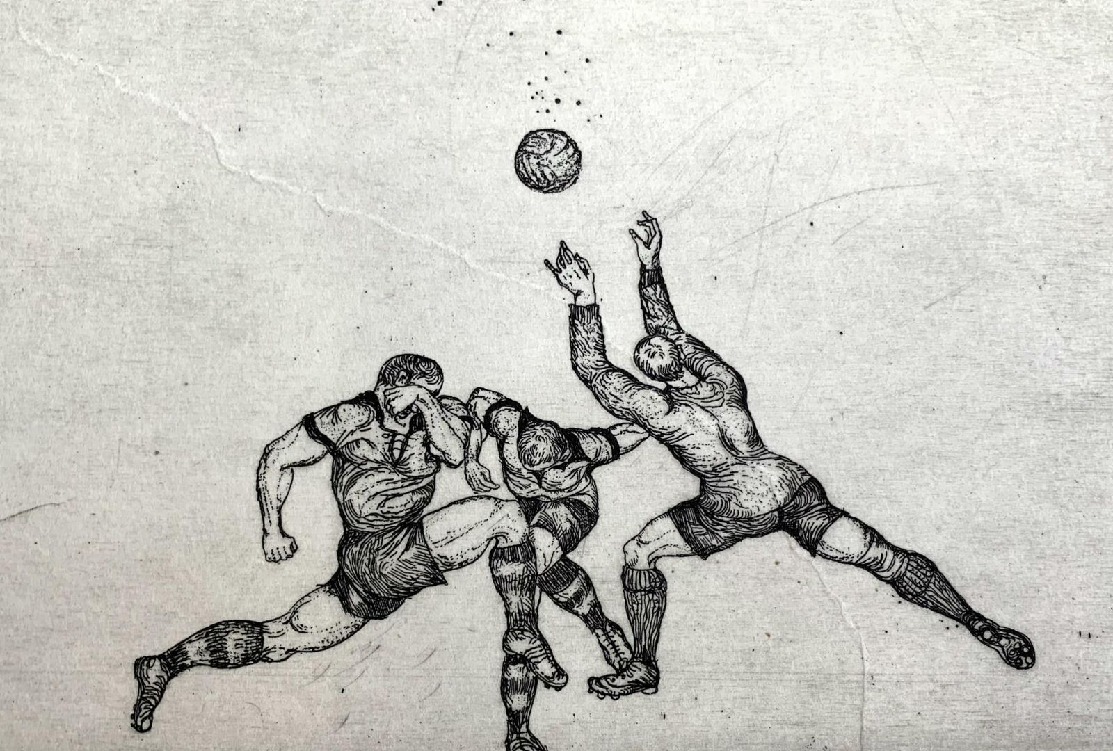 Leszek Rózgapermeation I   XX Century, Figurative Etching Print, Surrealism1968 photo 680.0