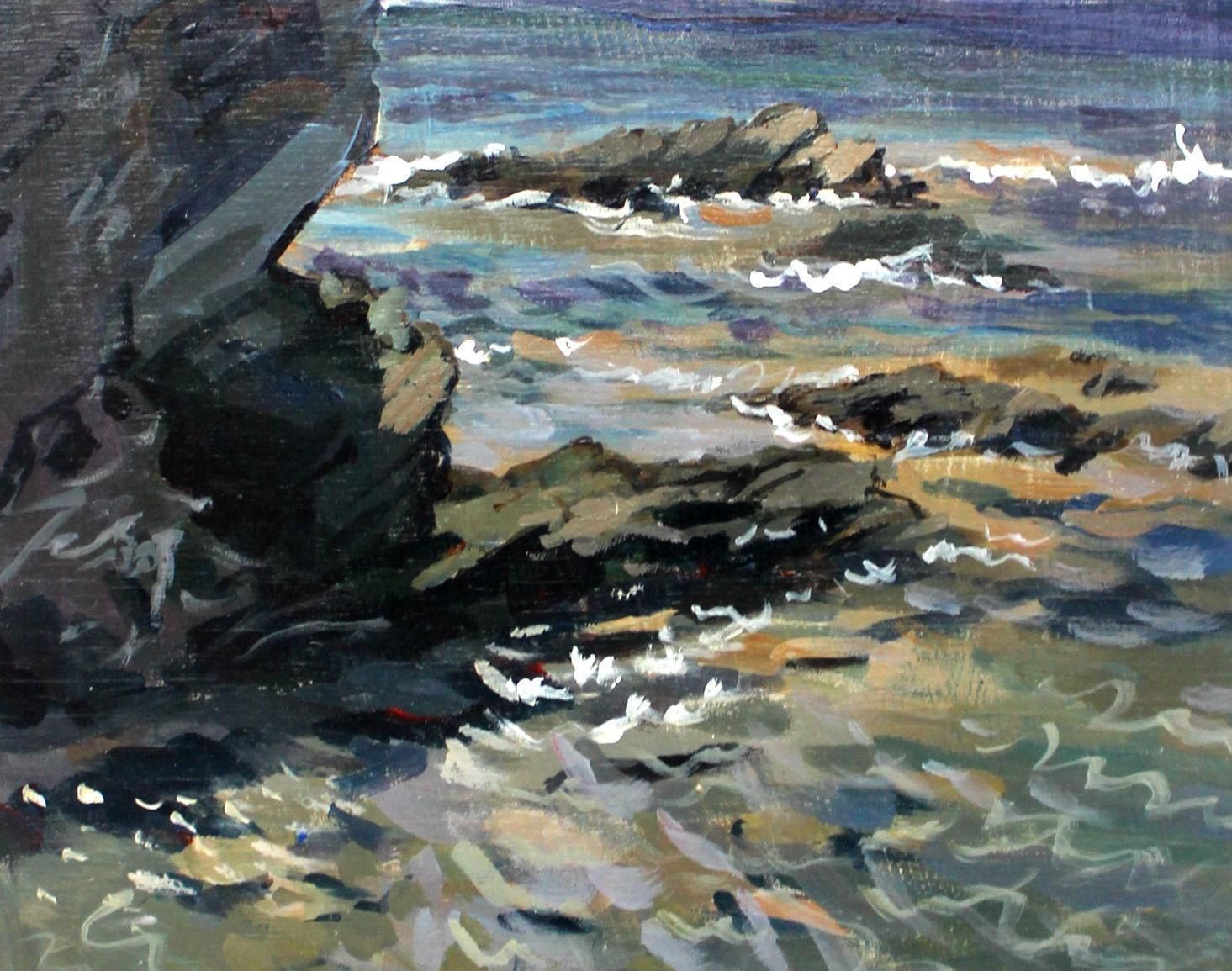 Janusz Szpytsyros Coast   Xxi Century, Contemporary Landscape Oil Painting, Realism2011 photo Art