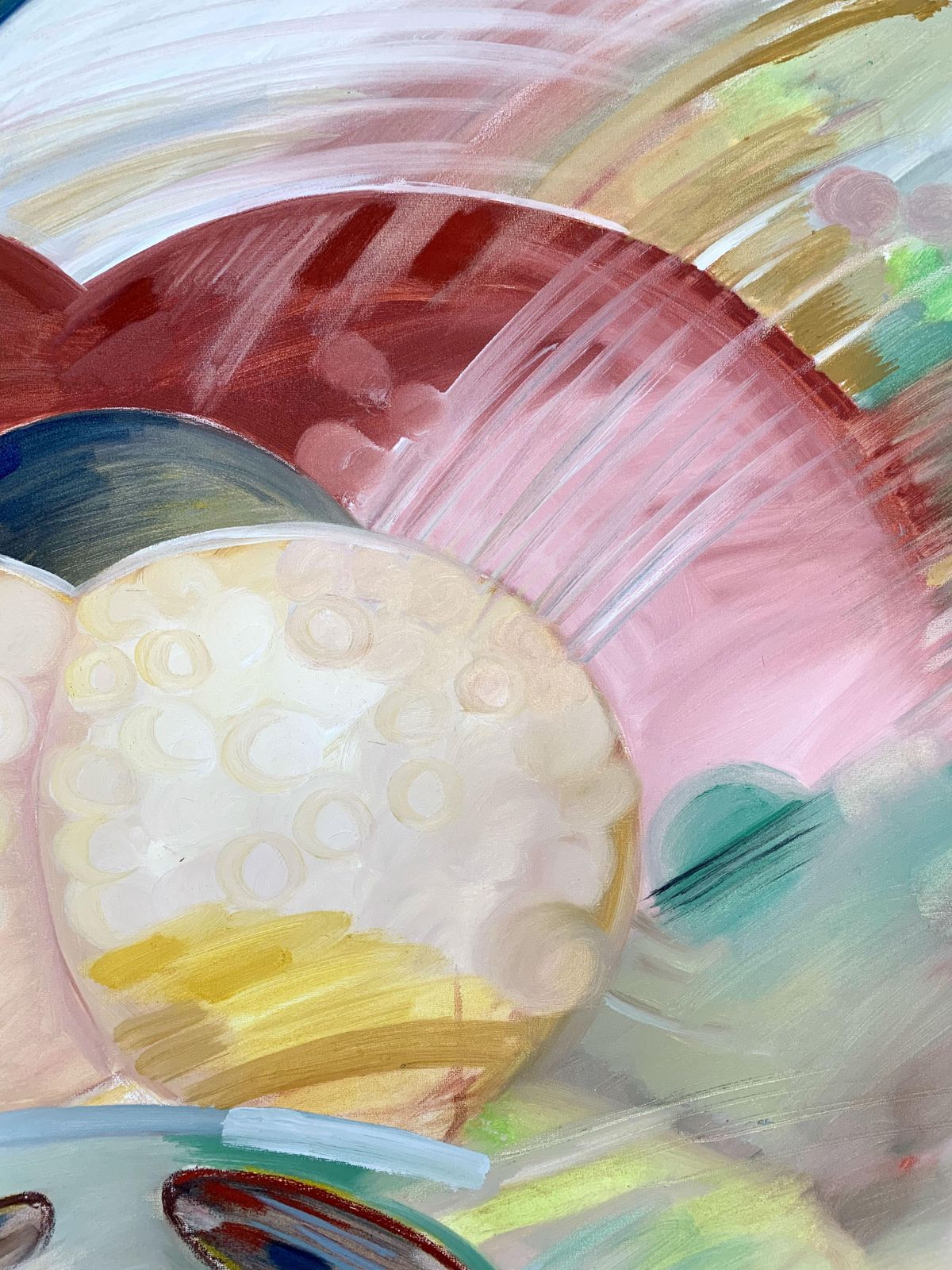Dana Buchelinsectum   Xxi Century, Oil Colourful Painting, Insects, Abstraction2012 photo Art