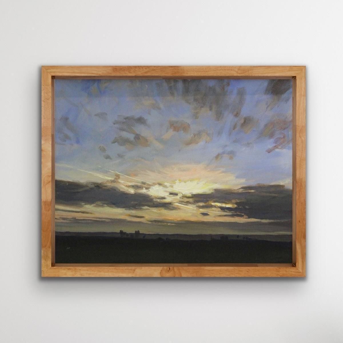 Janusz Szpytsunset   Xxi Century, Contemporary Landscape Oil Painting, Realistic2015 photo for sale