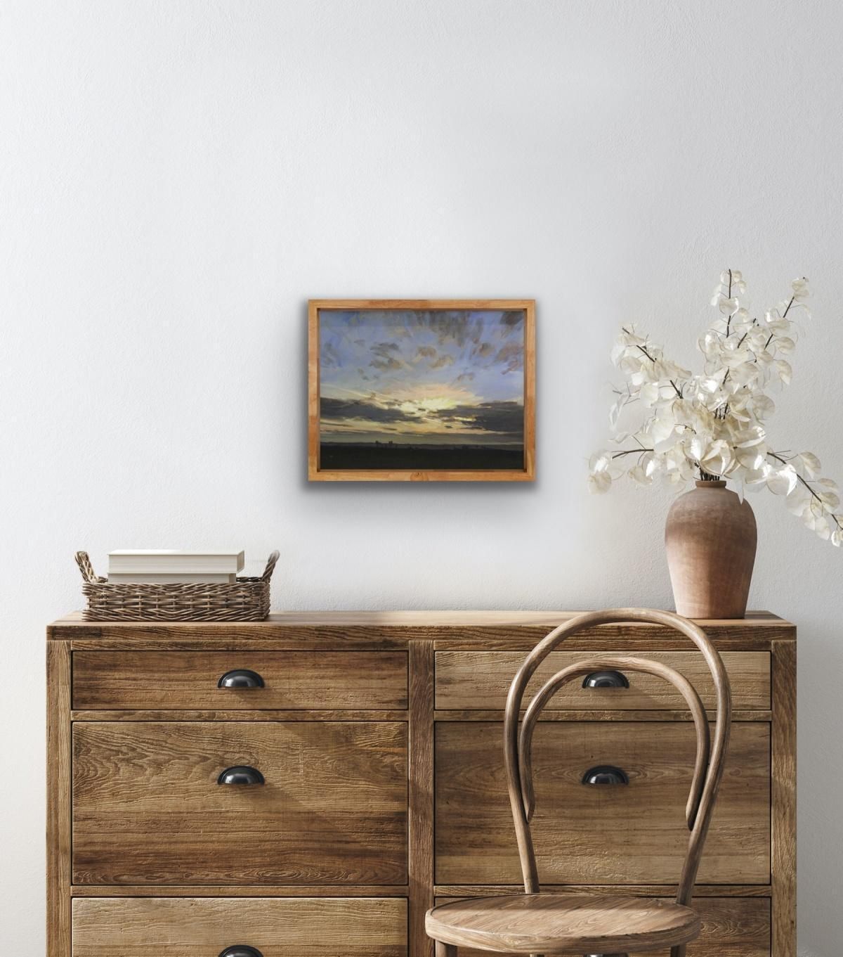 Janusz Szpytsunset   Xxi Century, Contemporary Landscape Oil Painting, Realistic2015 photo Art