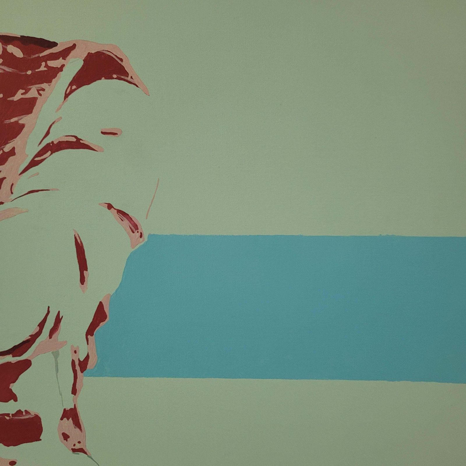 photo furniture Joanna Woydaportrait   Xxi Century, Contemporary Figurative Acrylic Painting, Minimalism2005