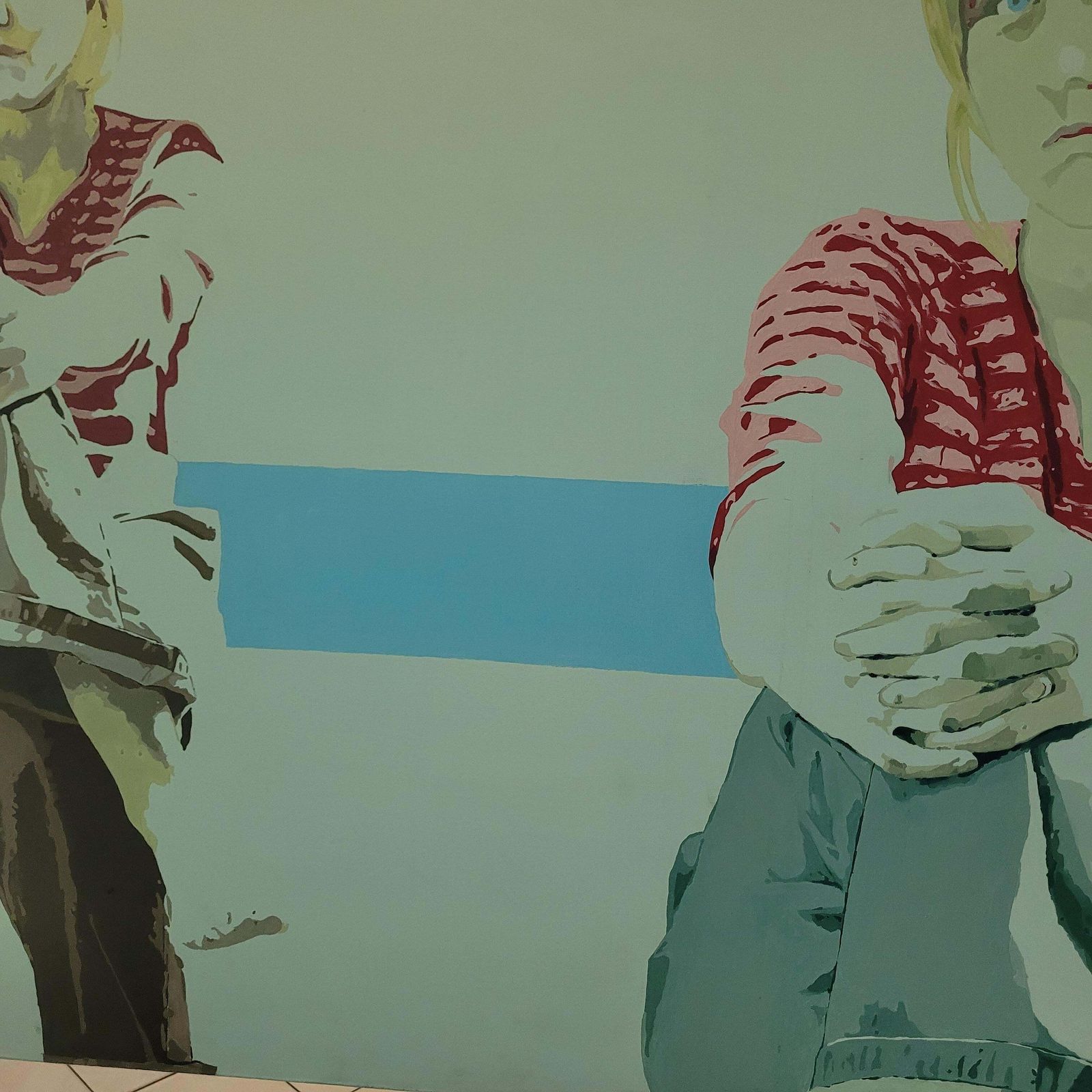 1276.0 Joanna Woydaportrait   Xxi Century, Contemporary Figurative Acrylic Painting, Minimalism2005 photo