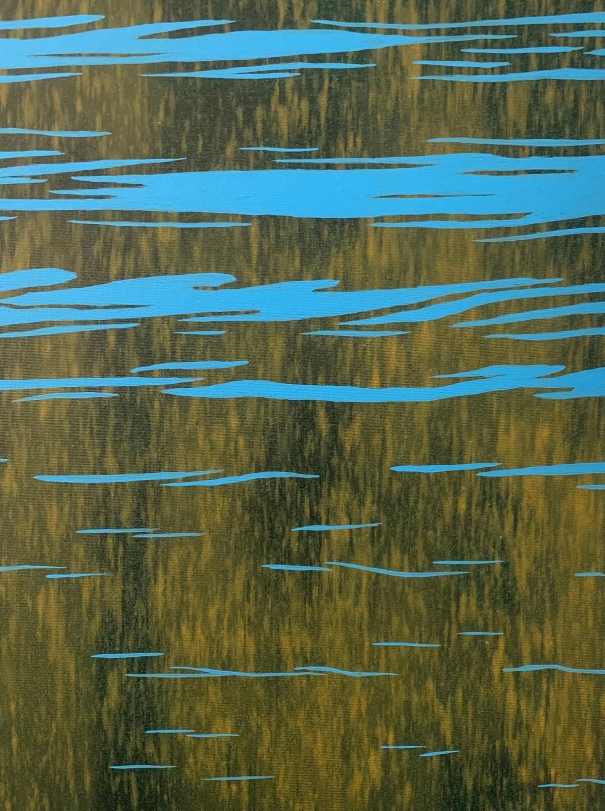 Tomek Mistaknoise 2.10. Contemporary Landscape Painting, Acrylic, Abstract, Polish Art2023 photo Art