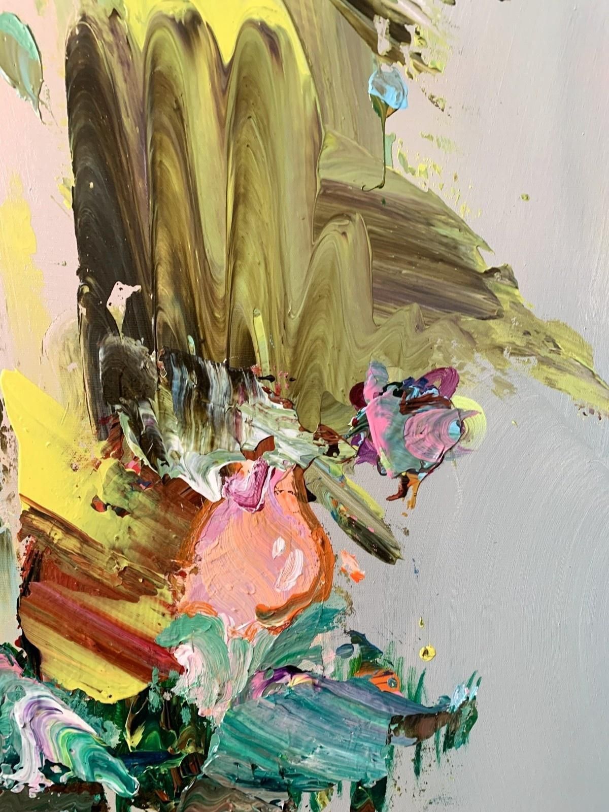 Franciszek Ledóchowskiisland. Abstract Painting, Texture, Colorful, Polish Art2021 photo furniture