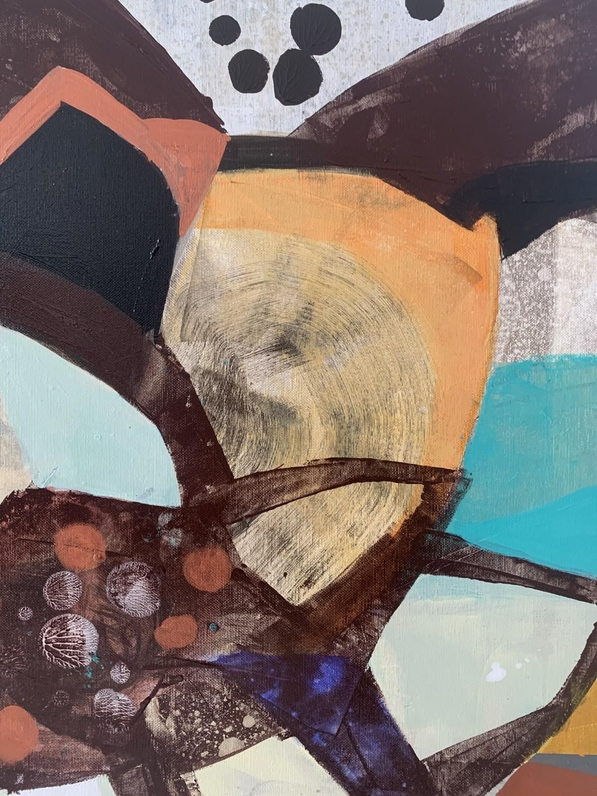 Anna Masiul Gozdeckalotus   Contemporary Abstract Painting Acrylics, Polish Artist2023 photo vinterior