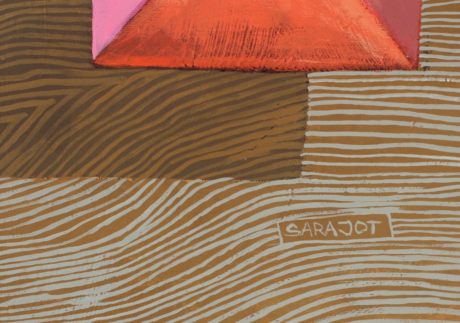Sara Jaskiewiczglass 4   Contemporary Acrylic Painting, Colorful, Vibrant, Ornaments, Patterns2007 photo 1702.0