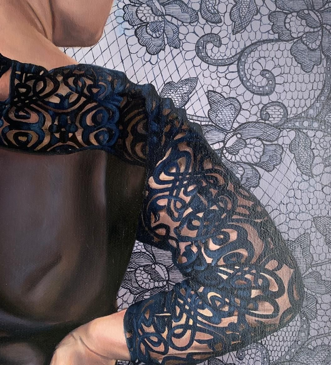 Aleksandra Kaliszso What Now?   Polish Young Art, Realism, Photorealistic Oil Painting, Woman2019 photo 1871.0