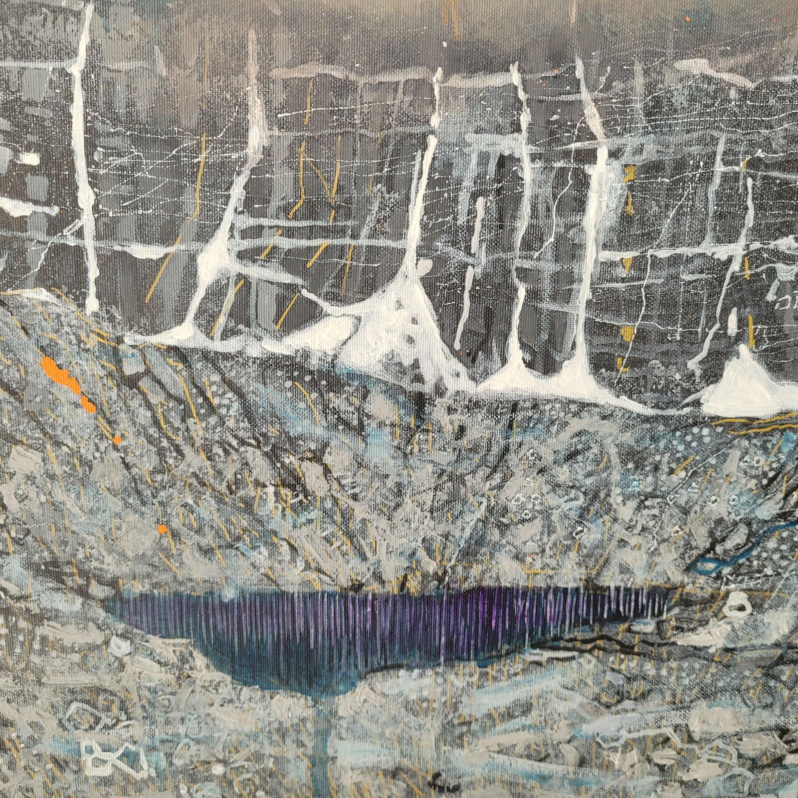 Andrzej Borowskiiversione Orancione. Vibrant Landscape, Contemporary Mountains Acrylic Painting2023 photo 2126.0
