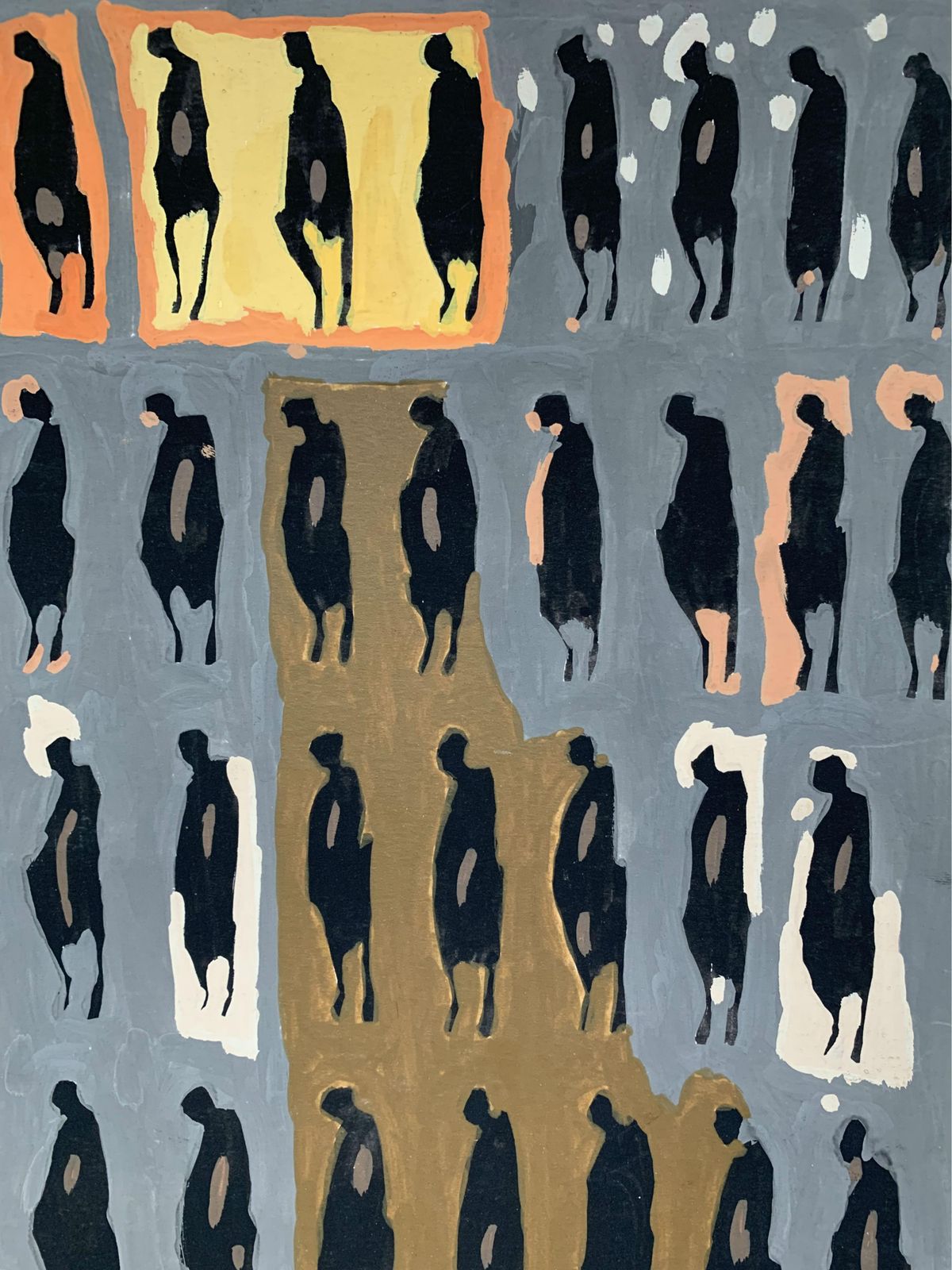 Aleksander Grzybekuntitled   Xxi Century, Gouache Painting, Figurative, Portraitca. 2005 photo Art