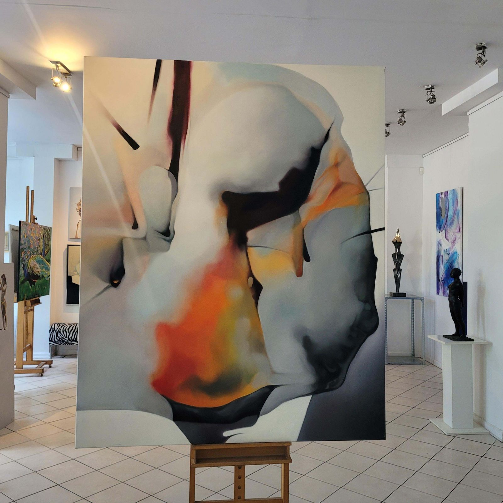 Klaudia Latauntitled. Contemporary Oil Abstract Painting By Polish Young Artist, Big Format2023 photo vinterior