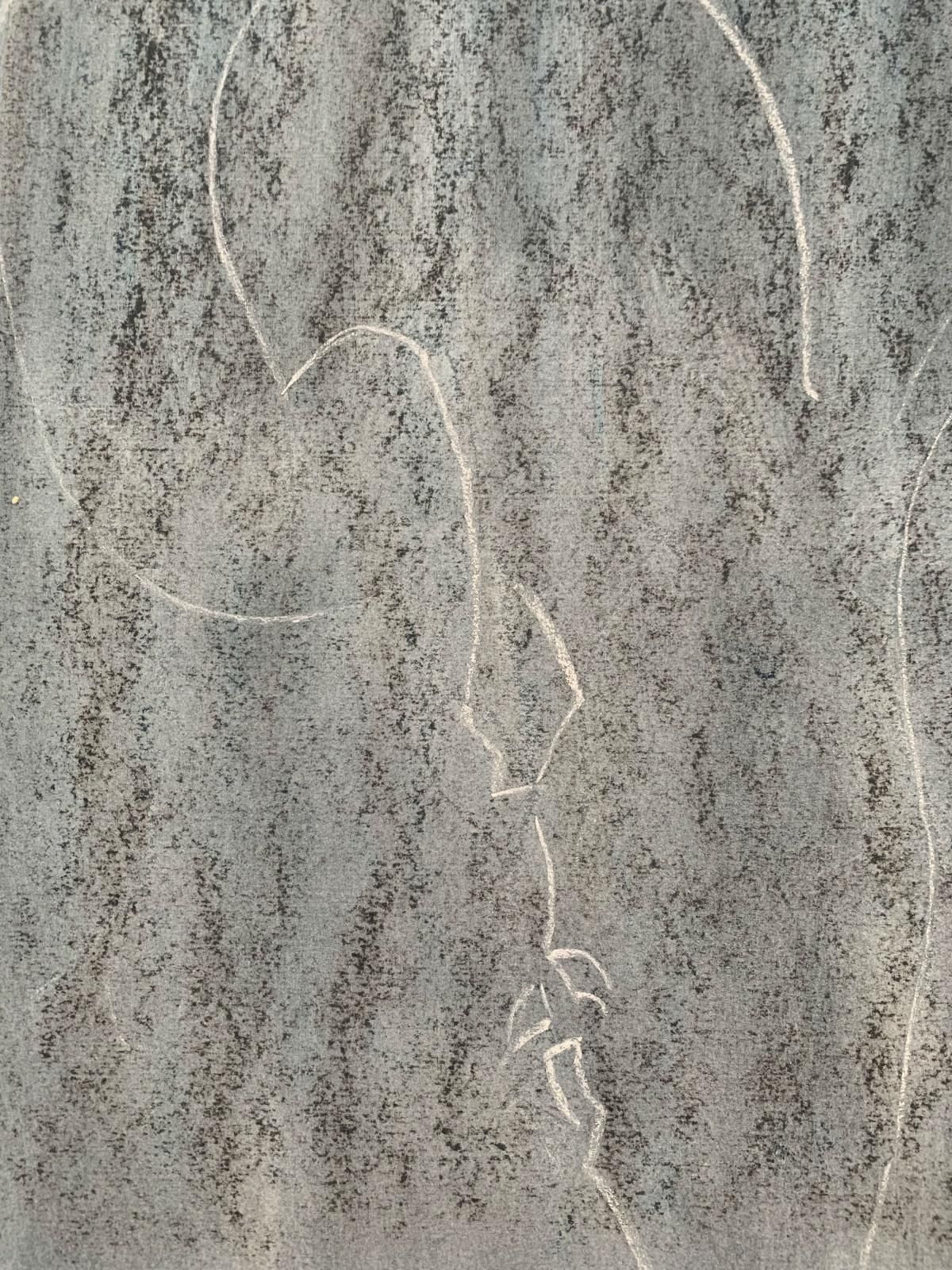 Antoni Janusz Pastwauntitled   Contemporary Mixed Media Drawing, Figurative, Monochromatic1994 photo Art