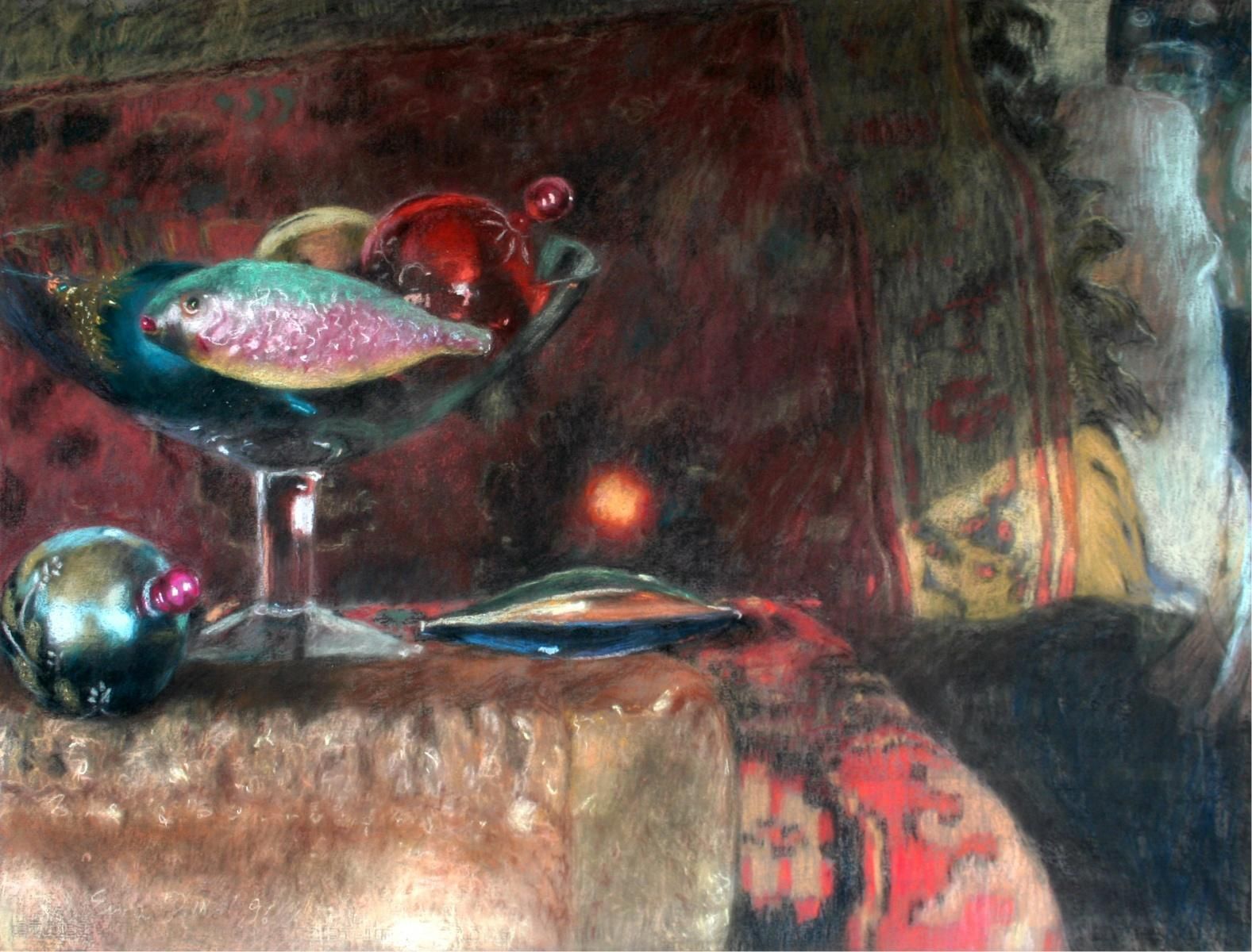 Ewa Pellostill Life   XX Century, Pastel Figurative, Colourfulunknown