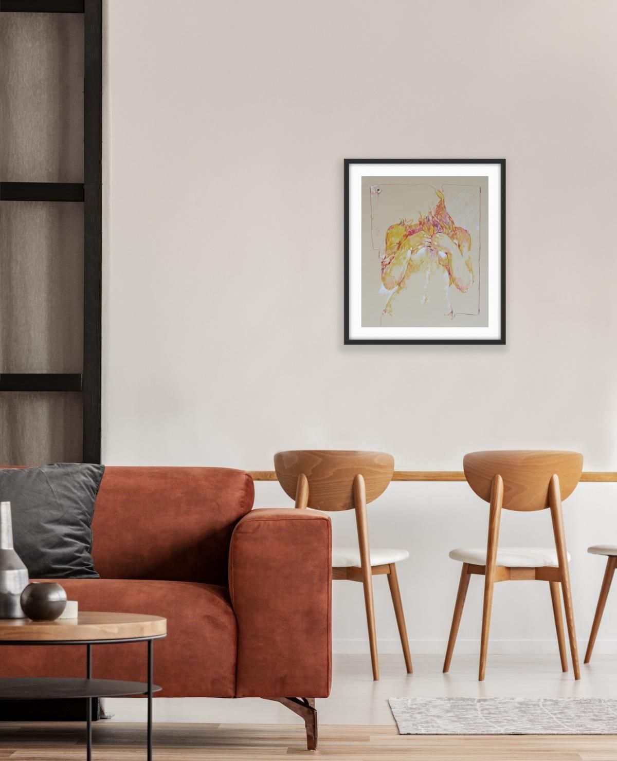 Leszek Zegalskia Nude. Contemporary Drawing, Female Nude, Polish Artist2018 photo 1106.0