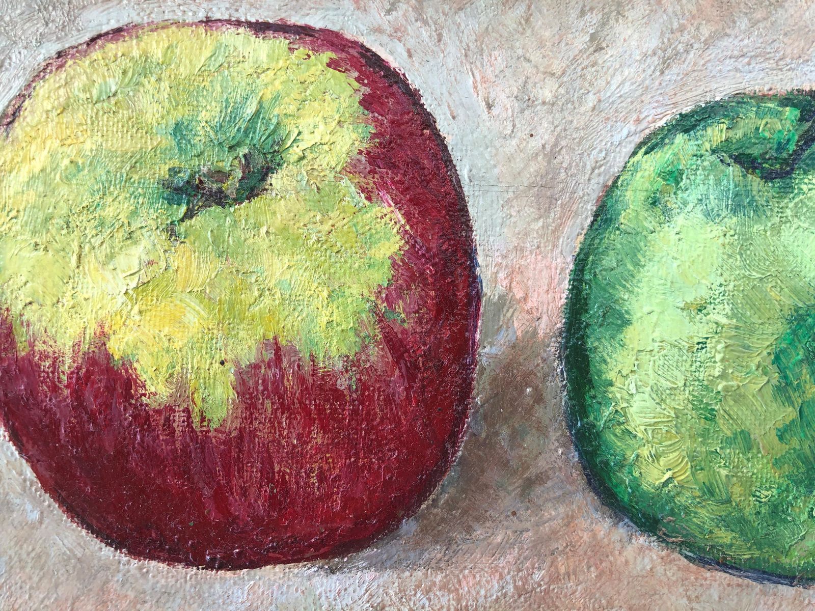 Lluis Mercader Fruit Still Life Original Oil On Canvas Painting C.1955 photo 300.0