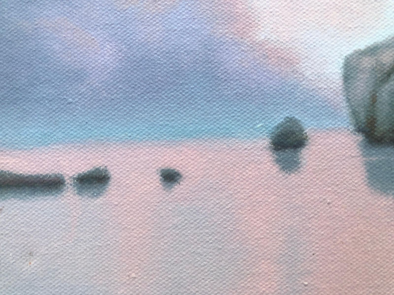 Francesc Casademont Mercader Mallorca Seascape Oil On Canvas Painting Spain 2011 photo for sale