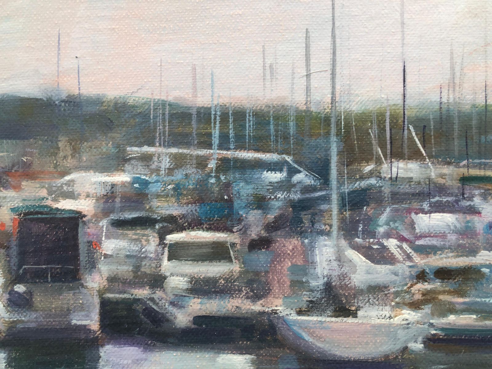 Domingo Alvarez Gomez Seascape Spain Oil On Canvas Painting Ship Sc.2000 photo Art