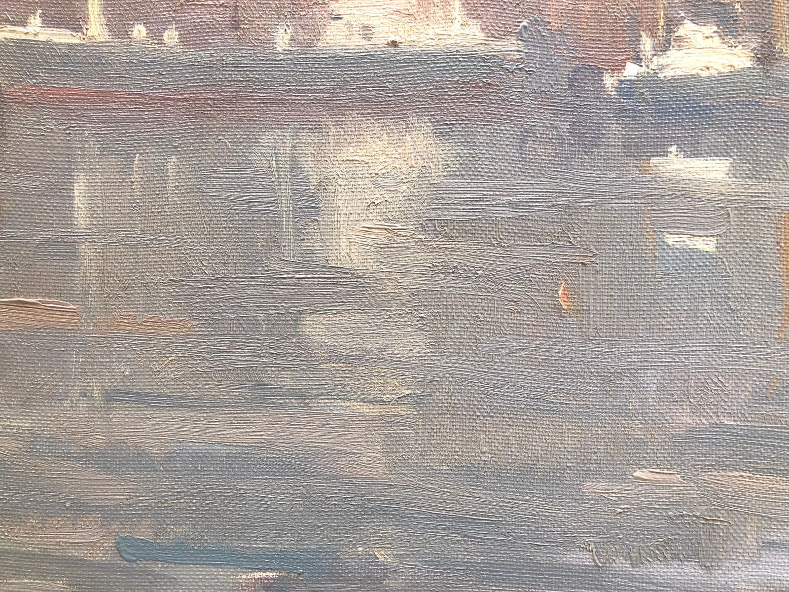 Antonio Sala Herrero Mediterranean Harbor Barcelona Marina Coastal Oil Painting Port Scene 1974 photo Art