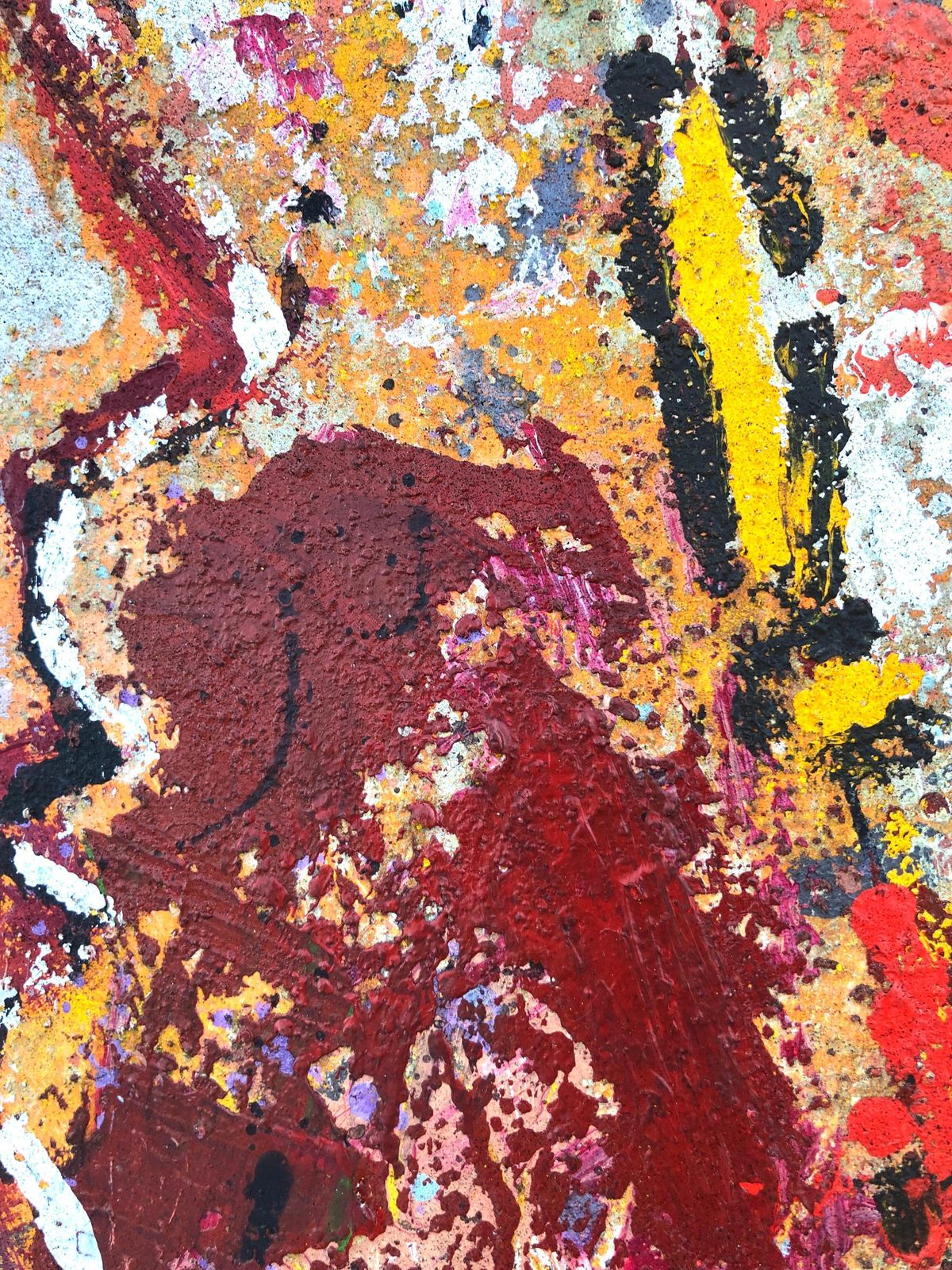 Svetla Georgieva Gemini Mixed Media On Canvas Painting Abstract Expressionism 1989 photo 700.0
