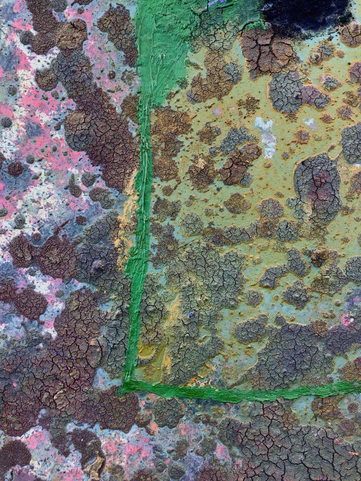 Deyan Valkov Untitled Abstract Painting Mixed Media On Canvas 2002 photo buy