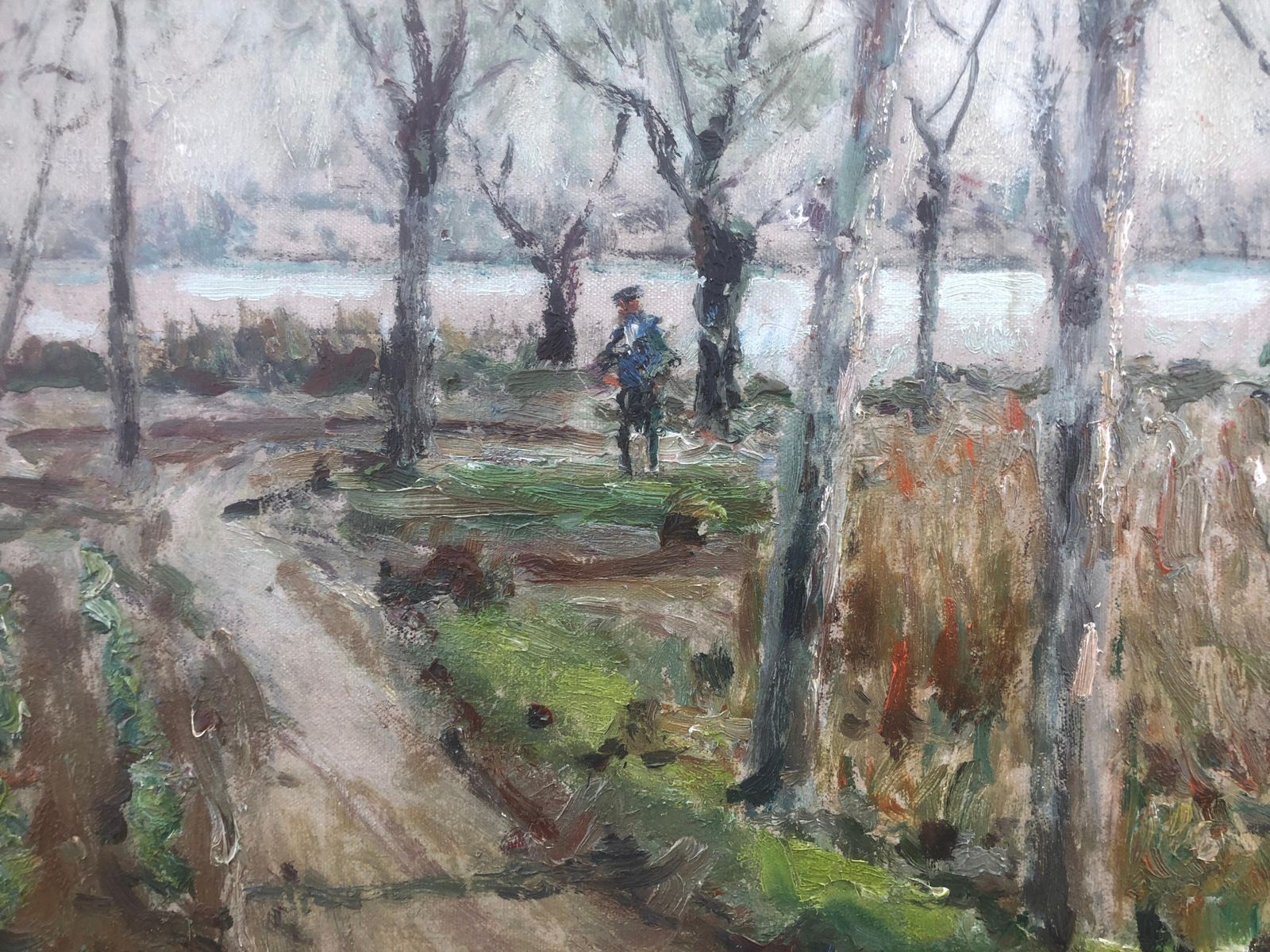 Jordi Freixas Cortes Banyoles Spain Oil On Canvas Painting Landscape 1949 photo 700.0