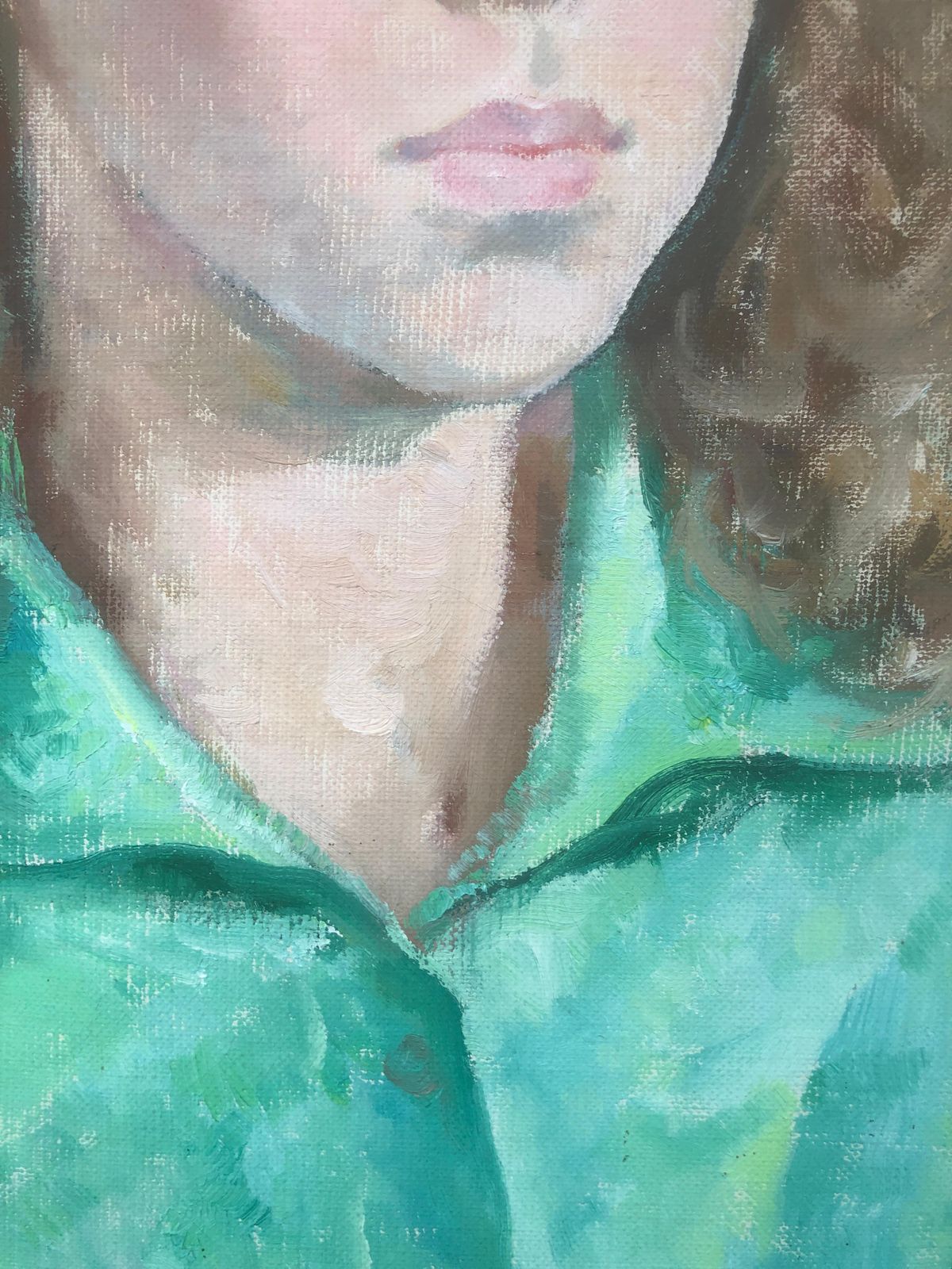 Josep Maria Morato Aragones Young Girl Portrait Oil On Canvas Painting 1974 photo 800.0