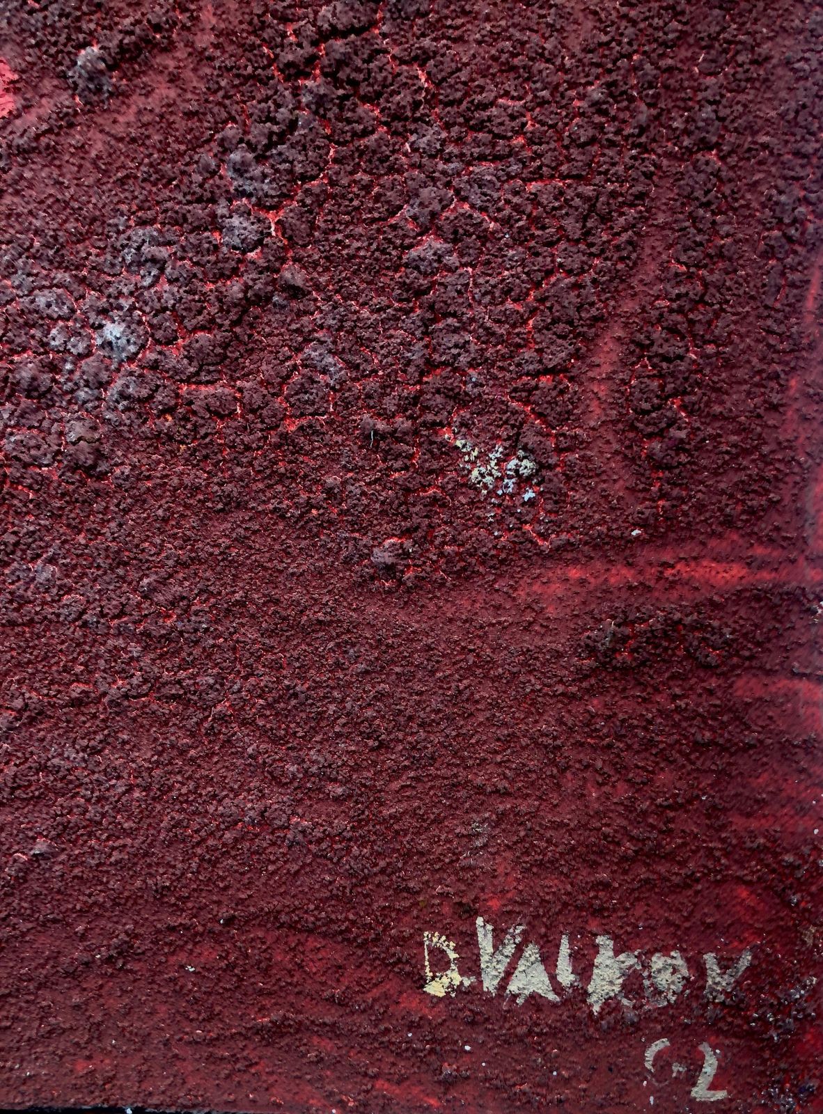 Deyan Valkov Untitled Abstract Painting Mixed Media On Canvas 2002 photo furniture