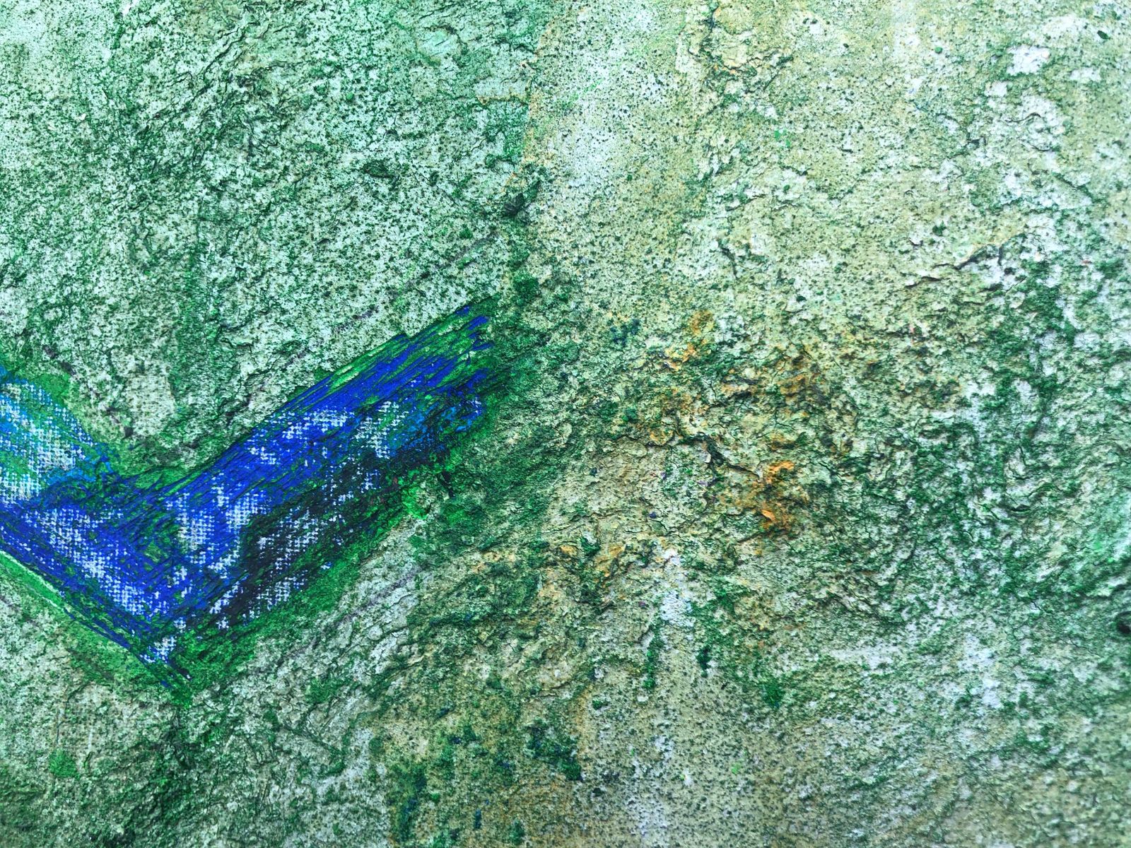Deyan Valkov Untitled Abstract Painting Mixed Media On Canvas 2002 photo 1100.0