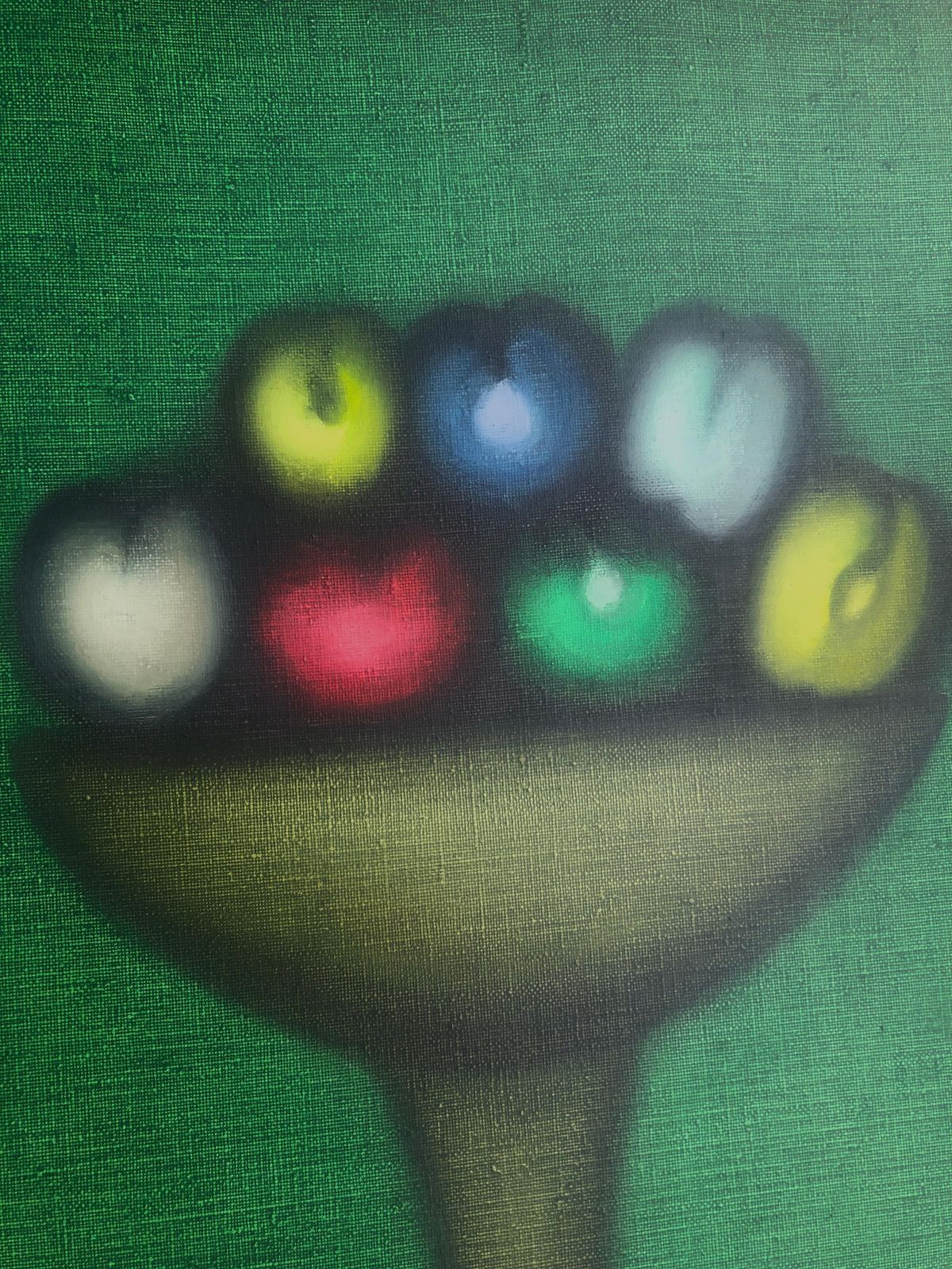 Josep Navarro Vives Still Life Oil On Canvas Painting Sfumato 1994 photo Art
