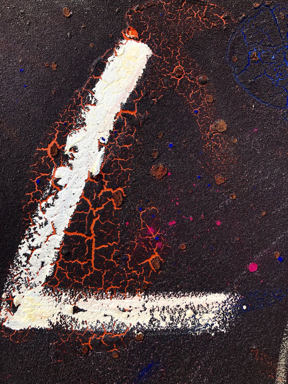 Deyan Valkov Untitled Abstract Painting Mixed Media On Canvas 2002 photo vinterior