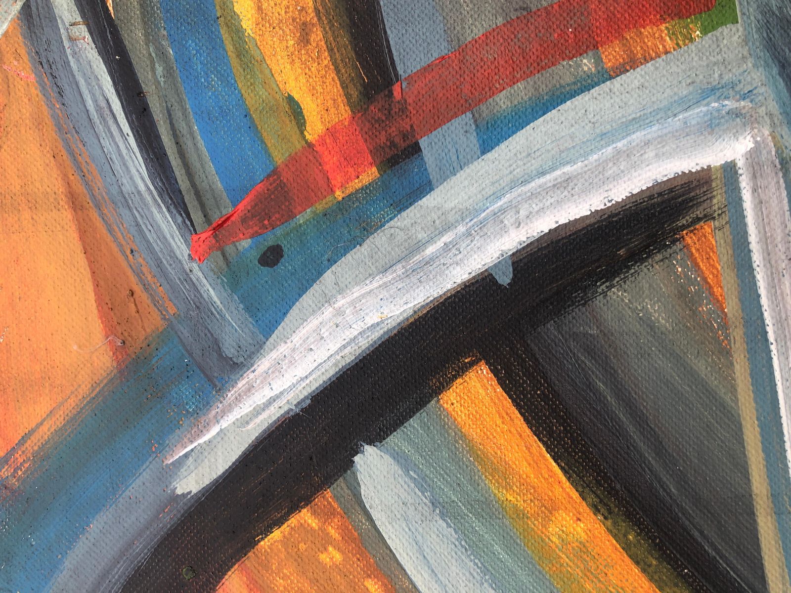 Deyan Valkov Untitled Oil On Canvas Painting Abstract Expressionism 2002 photo Art