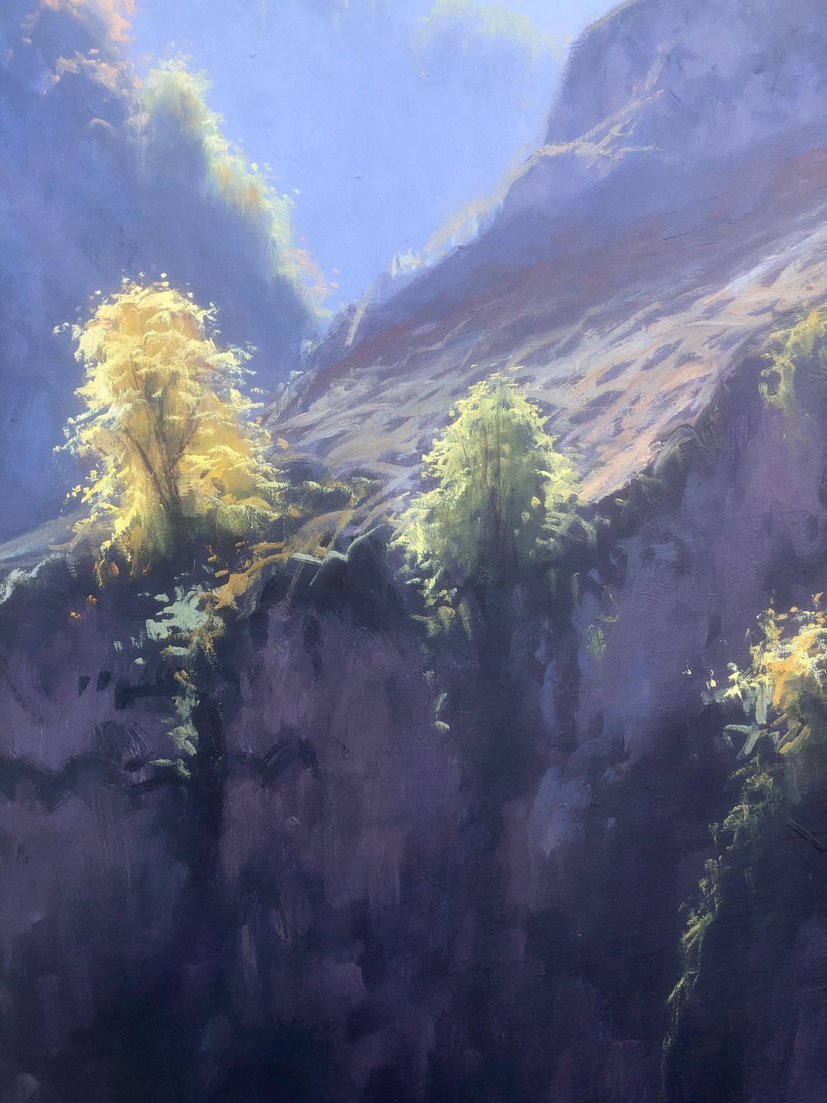 Carlos Sempere Peaks Of Europe Spain Oil On Canvas Painting Spanish Landscape 2012 photo 2900.0